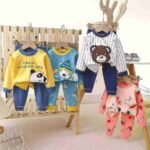 Wholesale Bulk 8000pcs Kids Pure Cotton Loungewear Sets Chinese Clothing Stock Lots - Image 1