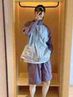 Wholesale Bulk Clearance High Quality Unisex Summer Trendy Sunscreen Shirt & Loose Shorts Matching Set - Image 1