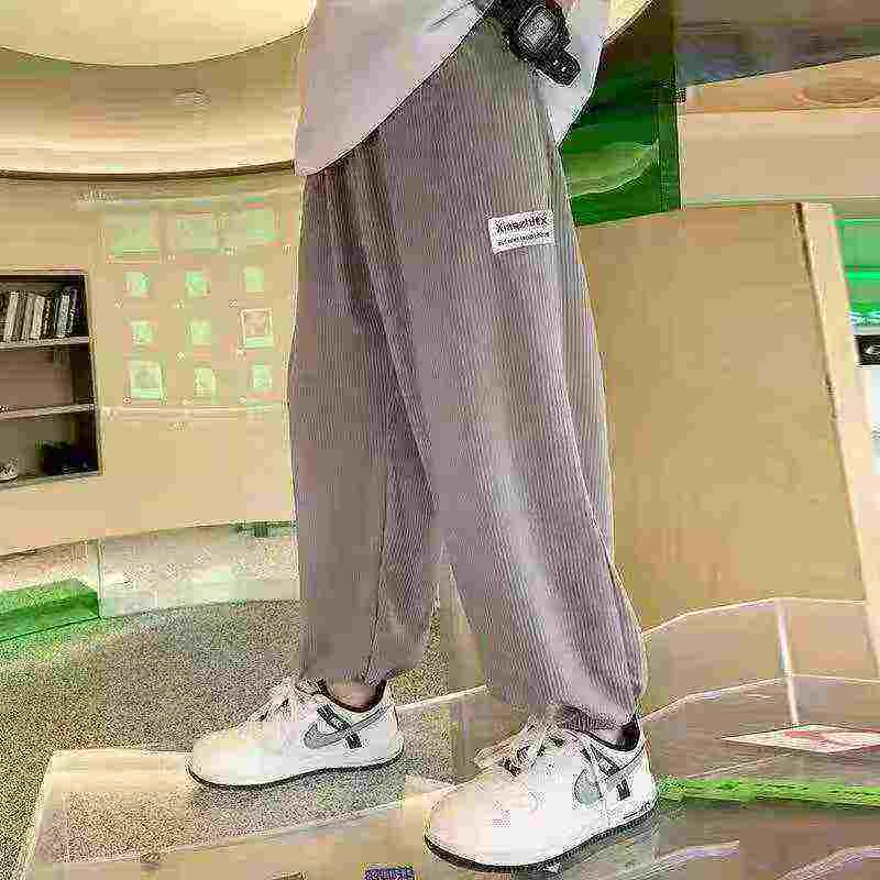 Bulk Clearance High Quality Big Kids Ice Silk Anti-Mosquito Thin Summer Pants, 2 Colors Sizes 100-160 With Tags - Image 1