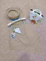 Clearance Bulk Stock: 166 Pcs Summer Irregular Khaki A-Line Mini Skirts For Wholesale - Image 7