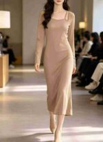 Bulk Wholesale Pure Style Long Sleeve Dresses | Chinese Clothing Stock Lots | 8.5 CNY per Piece - Image 5