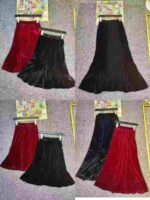 Bulk Clearance 1238 Pcs Gold Velvet Mermaid Bodycon Elastic High Waist Skirts Fall Winter Chinese Clothing Stock Wholesale - Image 2