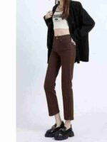 Spring Summer New Arrival High Stretch Vintage Cigarette Denim Jeans Bulk Stock For Wholesale Export - Image 5