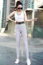 New Arrival 3 Colors Embroidered Versatile Lucky Ox Leggings One Size Bulk Clearance Wholesale Chinese Clothing Stock - Image 1