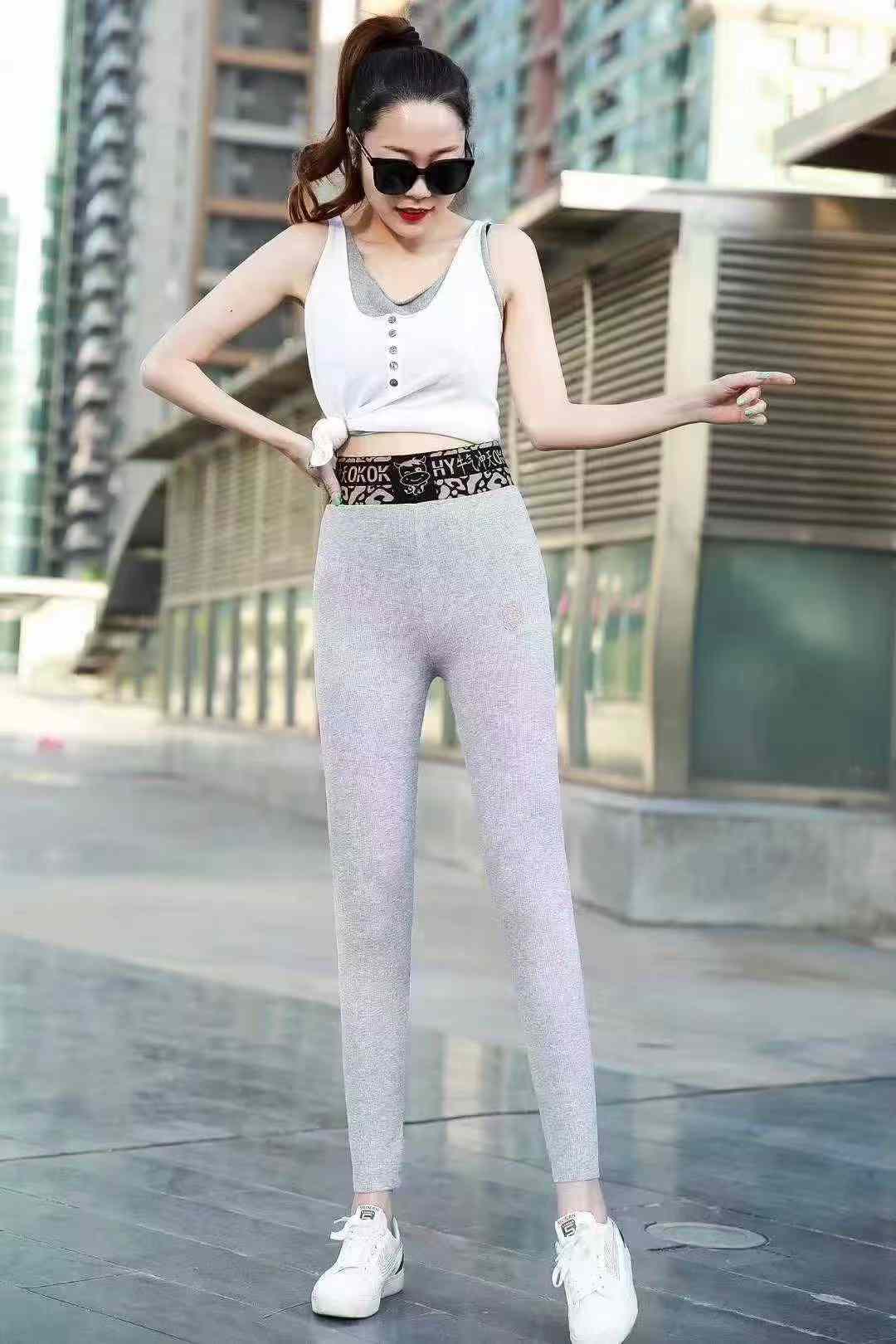 New Arrival 3 Colors Embroidered Versatile Lucky Ox Leggings One Size Bulk Clearance Wholesale Chinese Clothing Stock - Image 1