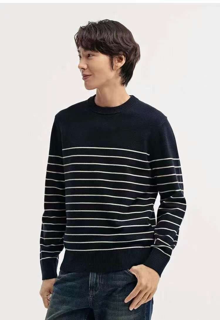 Bulk Clearance Spring Autumn Middle-aged Men's Loose Knit Sweaters, Chinese Clothing Stock Lots For Wholesale Export - Image 1