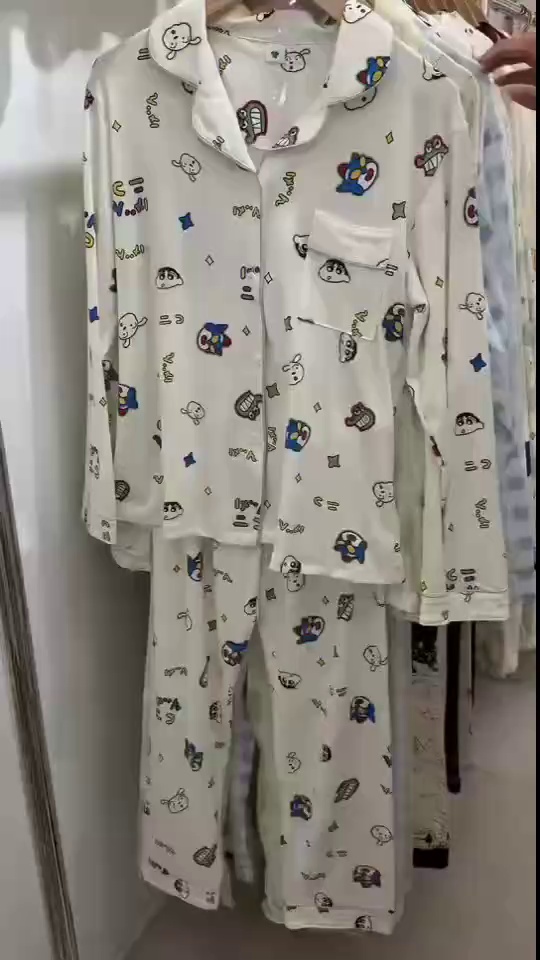 Autumn Women's Long Sleeve Long Pants Loungewear Pajama Set | 5400 Pcs Total Clearance | Imitation Cotton High Stretch | Sizes M-XXL - Image 1