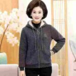 Clearance Bulk Wholesale Unisex Winter Cotton Embroidered Zipper Sherpa Fleece Zip-up Hoodie Jacket - Image 8