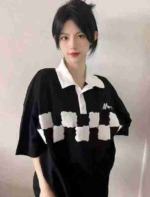 About 280 Pcs High Quality Pure Cotton Summer Loose Branded Short Sleeve Polo Shirts Bulk Stock Clearance Wholesale - Image 8