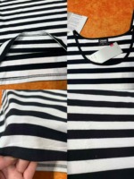 About 2300 Pcs Women's Summer Cotton Striped & Printed Short Sleeve T-Shirts Bulk Clearance Stock - Image 2