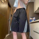 Unisex American Colorblock 3-Stripe Quick Dry 5-inch Casual Beach Shorts, About 800 Pcs Bulk Stock - Image 9