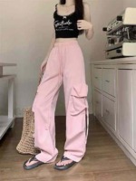 Women's High Waist Wide Leg Quick Dry Cargo Pants 400PCS - Bulk Stock Clearance Wholesale - Image 6