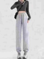 Bulk Clearance Around 452 Pcs High Quality Fall Winter American Style Cotton Fleece Elastic Waist Drawstring Jogger Sweatpants Size M-2XL - Image 8