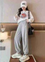 1300 Pieces High Quality Big Kids Unisex Trendy Casual Sports Cuffed Jogger Sweatpants Bulk Stock Clearance - Image 8