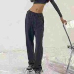 Approx 200 Pcs High Quality Korean Style Pure Cotton Casual Loose Wide Leg Straight Pants Bulk Clearance - Image 1