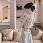 Bulk Clearance 358PCS High Quality Summer French Style Waist-Exposed Slim Fit Dresses S-XL 2 Colors Individual Pack With Hang Tags - Image 9