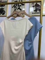 About 150 Pcs Summer Fashion Petite Ruched Waist Slimming A-Line Dresses S-XL, New With Tag & Individual Packing - Image 5