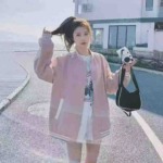 About 300 Pieces High Quality Unisex College Style Solid Color Baseball Jackets Bulk Clearance - Image 7