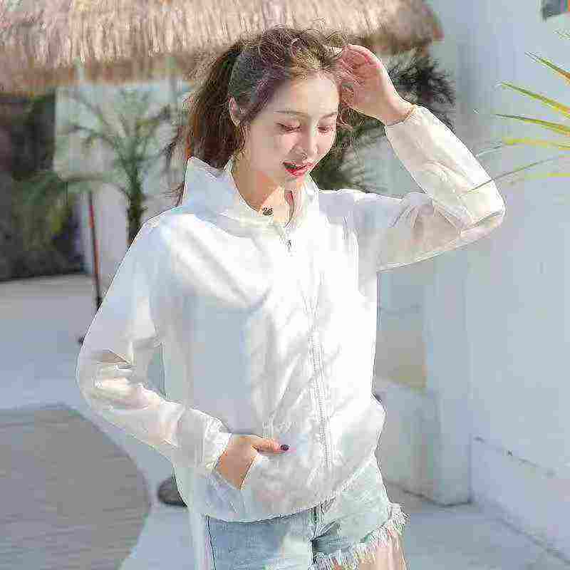 About 231 Pcs High Quality Spring Summer Loose UV Protection Quick Dry Zipper Sun Jackets, Size M-3XL, 3 Colors - Image 1