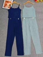 2561 Sets Cross-border Hot Selling Sexy Casual 2-Piece Women's Cami Long Sleeve Outfit Stock Lots - Image 3