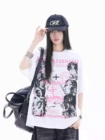 2000 Pcs Unisex Trendy 200g Cotton Short Sleeve T-Shirts Bulk Stock Clearance For Wholesale Export - Image 7