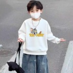 408 Pcs New Cotton Kids Crewneck Sweatshirts | Chinese Bulk Stock Clothing Wholesale - Image 8