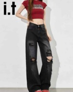 1200 Pcs Spring Summer High Quality Unisex American Vibe High Street Retro Loose Wide Leg Jeans Wholesale Stock - Image 6