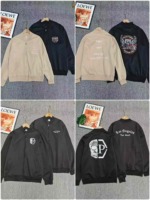 4500 Pieces Clearance Men's Trendy Ab-Printed Bomber Baseball Jackets Sizes S-5XL - Image 3