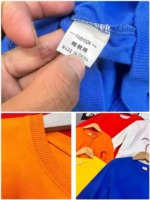 2174 Pieces Solid Plain Pure Cotton Kids Sweatshirts New Factory Whole Clearance Stock - Image 2