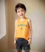 734 Pieces Kids Cotton Printed Vests Bulk Clearance For Wholesale - Image 5
