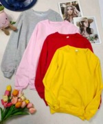 1480 Pieces Kids Crew Neck Sweatshirts Bulk Stock Clearance Wholesale - Image 5