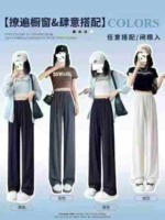 2498 Pcs Bulk Clearance Women's High Waist Linen Wide Leg Summer Loose Casual Floor-length Pants - Image 8