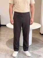 71 Pieces Unisex Big Size Dark Grey Dress Pants, Single Color Whole Lot Clearance - Image 7