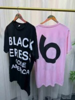 576 Pcs Women's Trendy Oversized Elastic Short Sleeve T-Shirts Bulk Stock, 2 Colors, Sizes M-XXL - Image 2