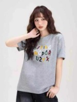 2025 New Summer Women's Pure Cotton Mid-length Short Sleeve T-Shirts, 454 Pieces Bulk Stock Wholesale - Image 9