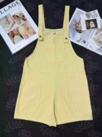 173 Pcs 2026 Dopamine Style Summer Women's Cotton Candy Color Slim Wide Leg Cargo Overalls Jumpsuits With Tags - Image 6