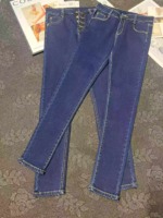 169 Pcs Women's 2026 New Korean Style High Waist Blue Stretch Slim Skinny Pencil Jeans Stock Lot Wholesale - Image 6