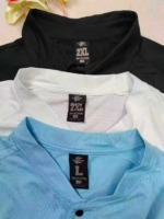 200 Pieces Ice Silk Collar Men's Short Sleeve T-Shirts Sizes M-3XL Clearance Stock Wholesale - Image 9