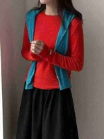 Bulk Clearance: Around 130 Pcs Korean Casual Loose Long Sleeve Tops Wholesale Stock - Image 5