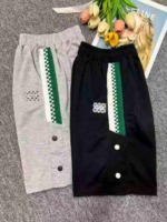 Clearance Bulk Big Kids Boys Casual Thin Terry Cotton Streetwear 5 Inch Shorts, 2 Colors, Size 120-170, Total 345 Pcs - Image 5