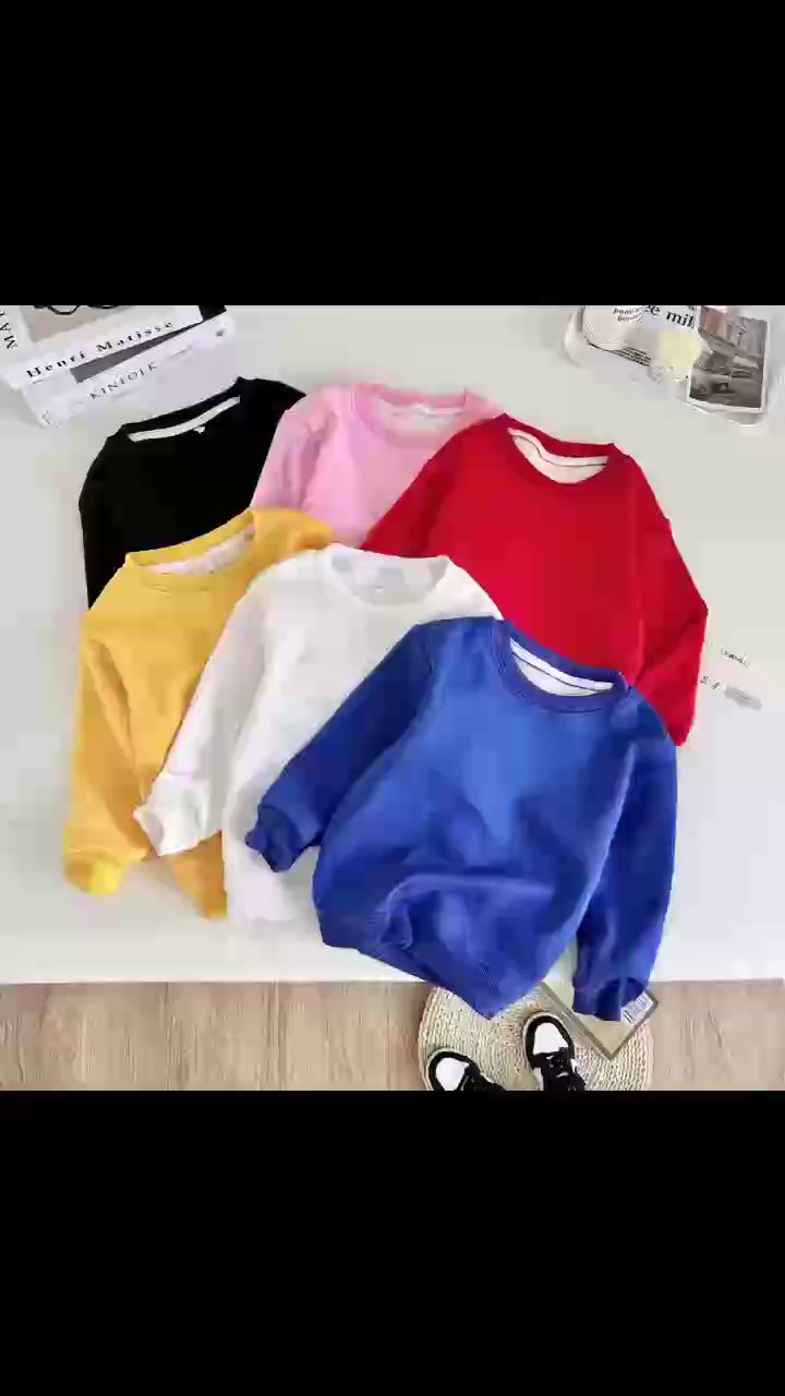 300 Pieces Kids Sweatshirts, New Factory Stock, Mixed Fleece & Non-Fleece, Clearance Wholesale - Image 1