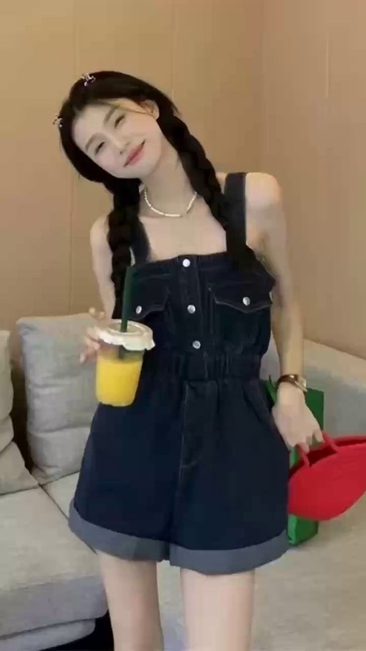 922 Pieces Assorted Denim Overall Dresses & Overalls Stock Lot Wholesale, Sizes S-2XL - Image 1