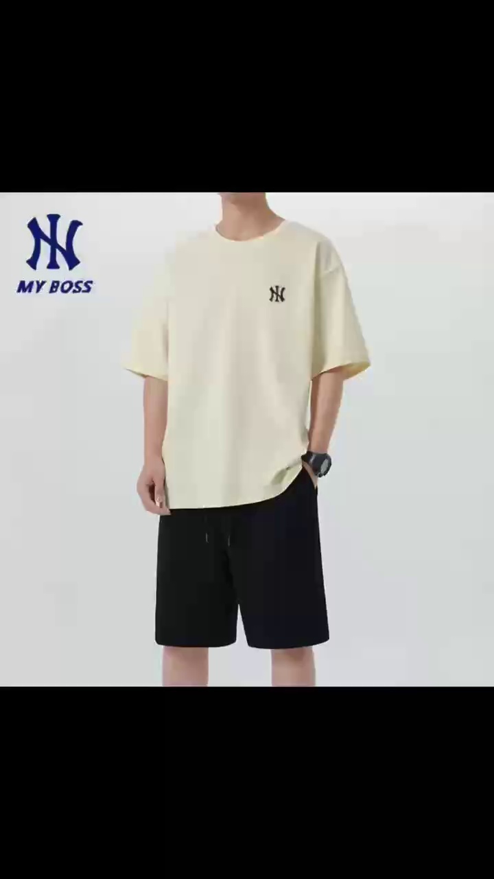 1800 Pieces High Quality Unisex Trendy High Gram Weight Cotton Oversized T-Shirts Full Clearance Bulk Wholesale - Image 1
