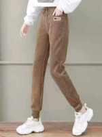 347 Pcs New Early Fall High Waist Slim Harem Casual Pants For Women, 2 Colors, Sizes M-4XL, Individually Packaged - Image 1