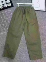 Summer Cotton Twill Casual Cargo Pants Japanese Style Loose Straight Trousers, 388 Pcs, Sizes S-5XL, Wholesale Stock Lot - Image 9