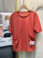 New Style Men's Summer Loose Pocket Short Sleeve T-Shirts - 1239 Pieces Bulk Stock Clearance - Image 5