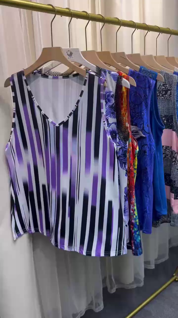 1800 Pcs Women's Export Tank Tops, Complete Small Batch, Individually Packed, Sizes S-5XL Bulk Clearance - Image 1