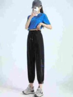 Wholesale Bulk Women's High Waisted Tapered Casual Sports Sweatpants Chinese Clothing Stock Lots - Image 4