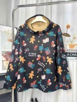 800 Pcs Hot Selling European & American Fashion Unisex Printed Sherpa Lined Loose Hoodies Bulk Chinese Clothing Stock Lots - Image 7