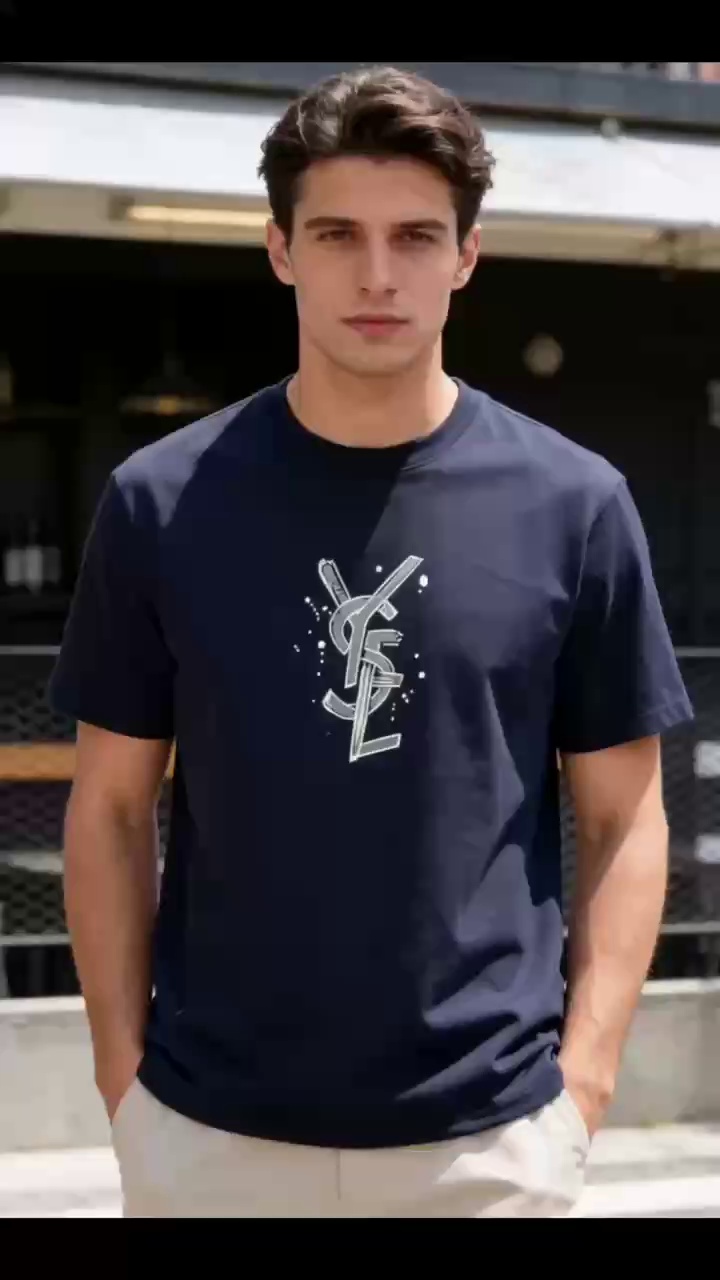 Men's Trendy Heavyweight Oversized Pure Cotton T-Shirts 3000 Pcs Bulk Chinese Stock Lot Wholesale - Image 1